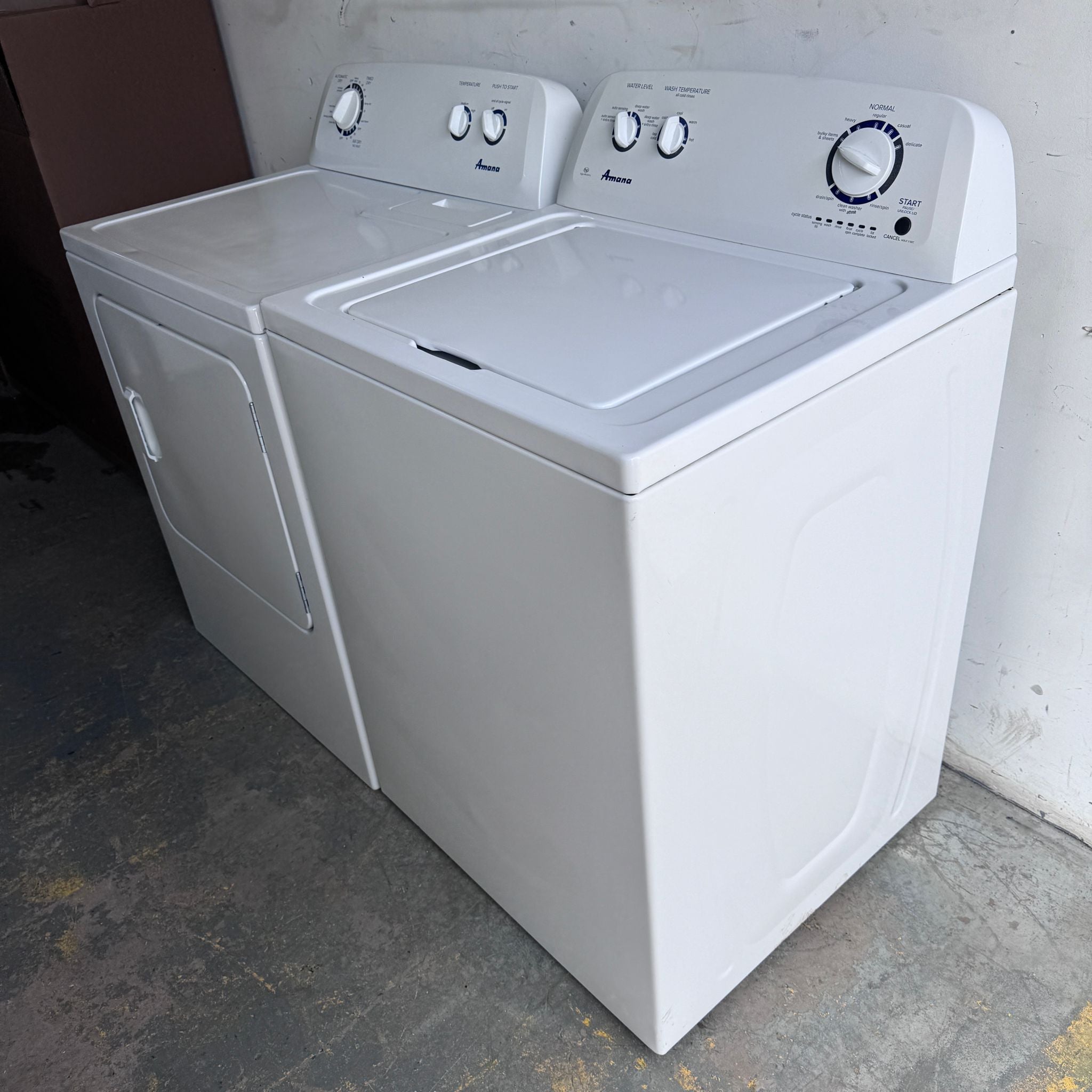 Amana Washer and Dryer Set Amana Washer and Dryer Set